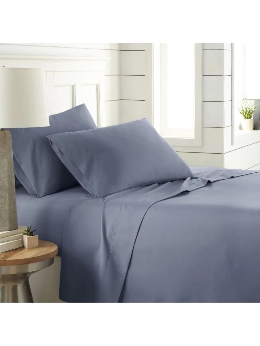 Комплект постельного белья Chic Solids Ultra Soft из 4 предметов, размер Full Southshore Fine Linens — изображение 8 из 8