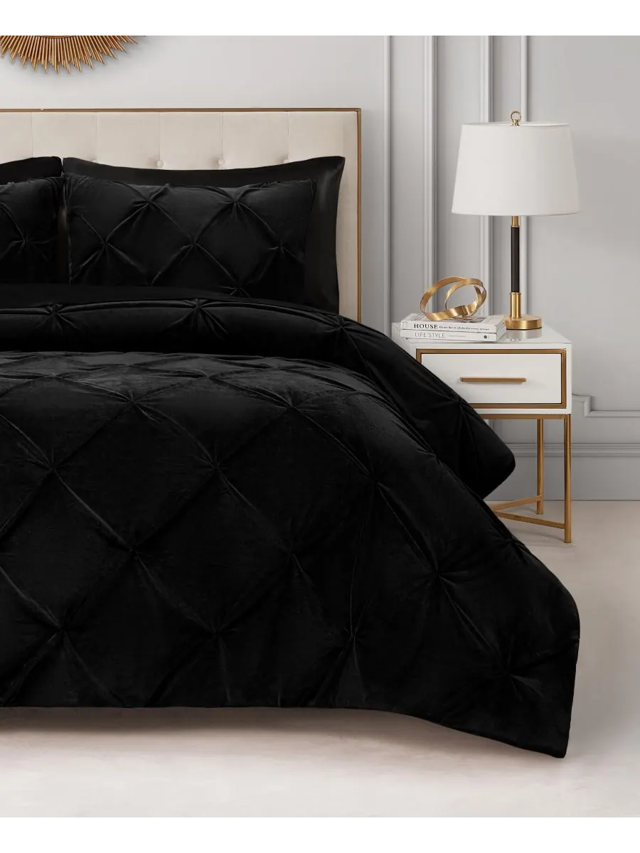 Комплект постельного белья Kiss Pleat Plush из 3 предметов, размер King Juicy Couture