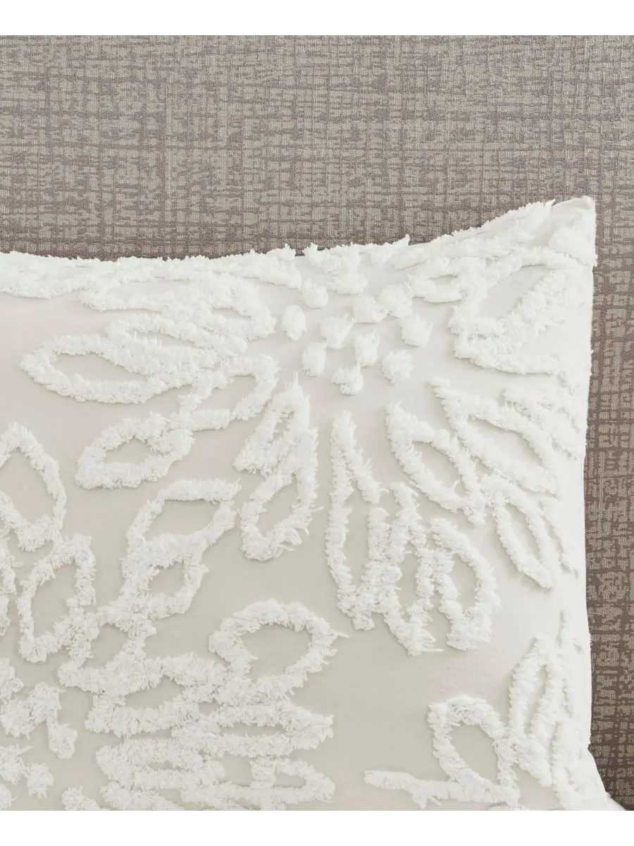 Комплект постельного белья veronica floral из 3 предметов, размер full/queen Madison Park — изображение 6 из 9, белый