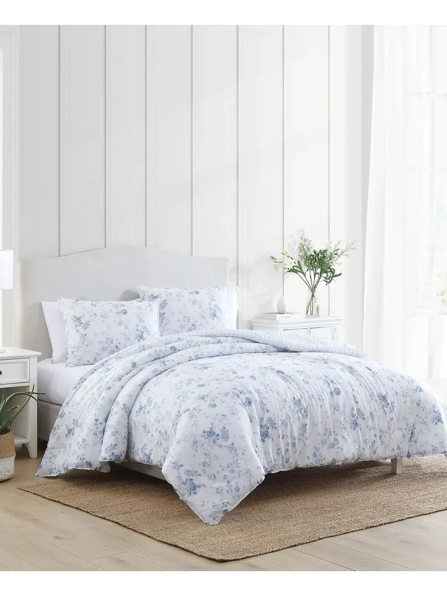 Комплект постельного белья Belinda Cotton, 3 предмета, двусторонний, размер Full/Queen Laura Ashley — изображение 2 из 10