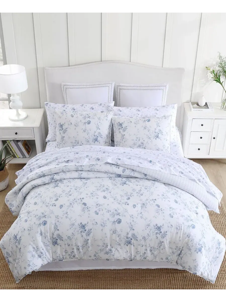 Комплект постельного белья Belinda Cotton, 3 предмета, двусторонний, размер Full/Queen Laura Ashley — изображение 3 из 10