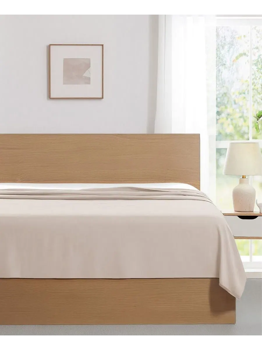 Комплект простыней из 2 шт. Queen Southshore Fine Linens — изображение 4 из 5, кость