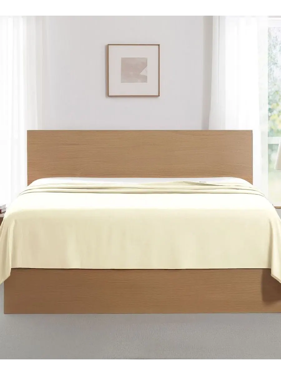 Набор простыней 2 шт. Queen, Vilano Southshore Fine Linens — изображение 4 из 5, бежевый