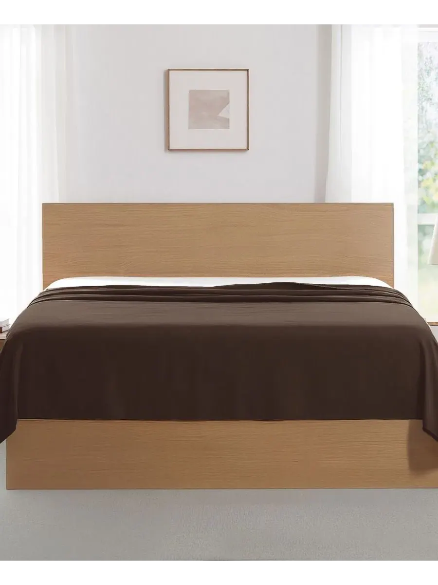 Комплект простыней 2 шт. Queen, Vilano Premium Ultra Soft Southshore Fine Linens — изображение 4 из 5, коричневый