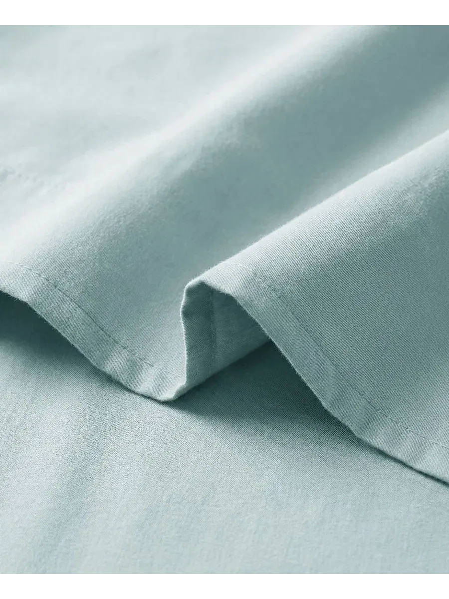 Комплект плоских простыней из полиэстера, 2 шт., Queen Southshore Fine Linens — изображение 2 из 5, синий