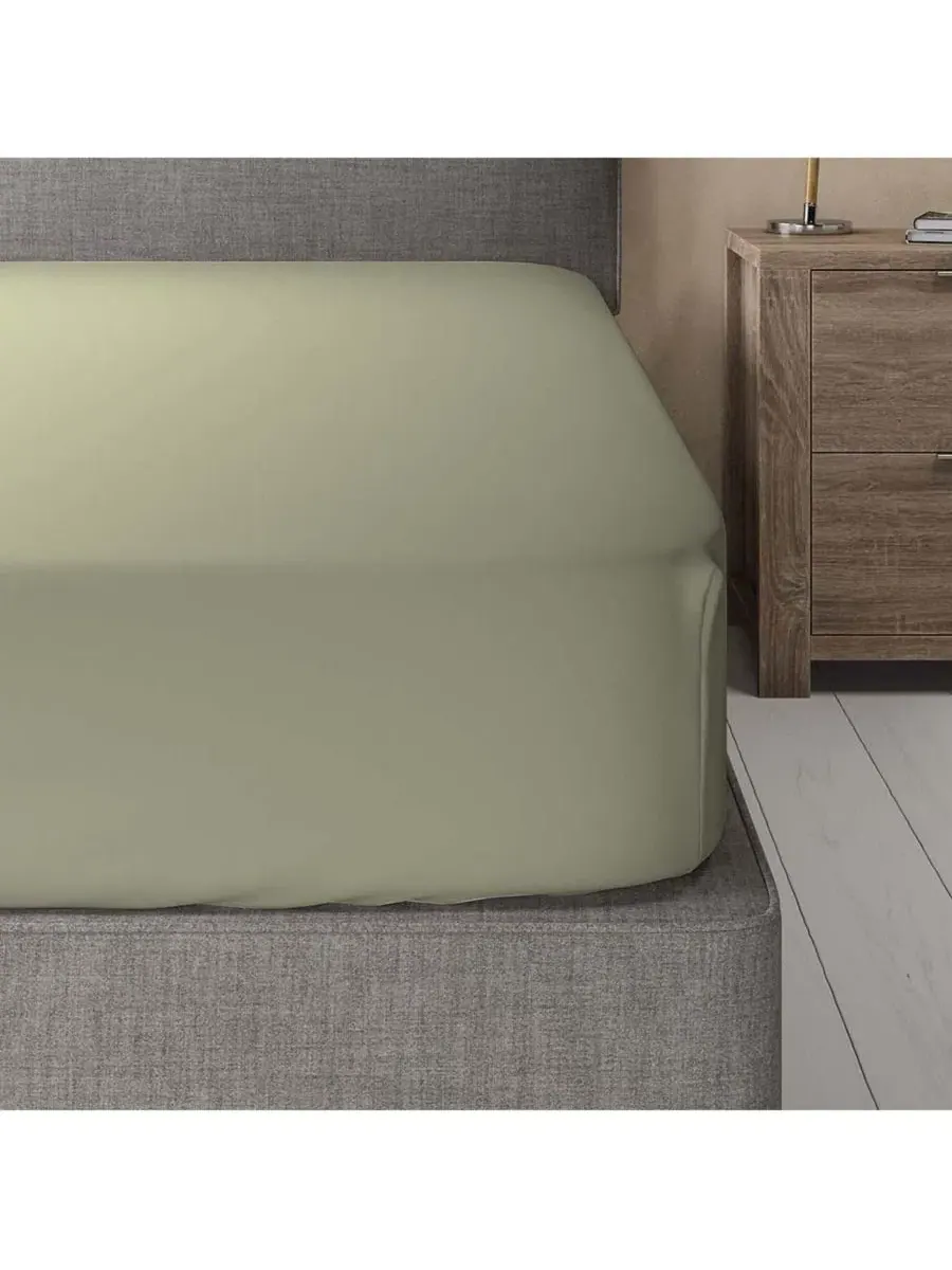 Простыня на резинке King, 60% бамбук, 40% хлопок Egyptian Linens