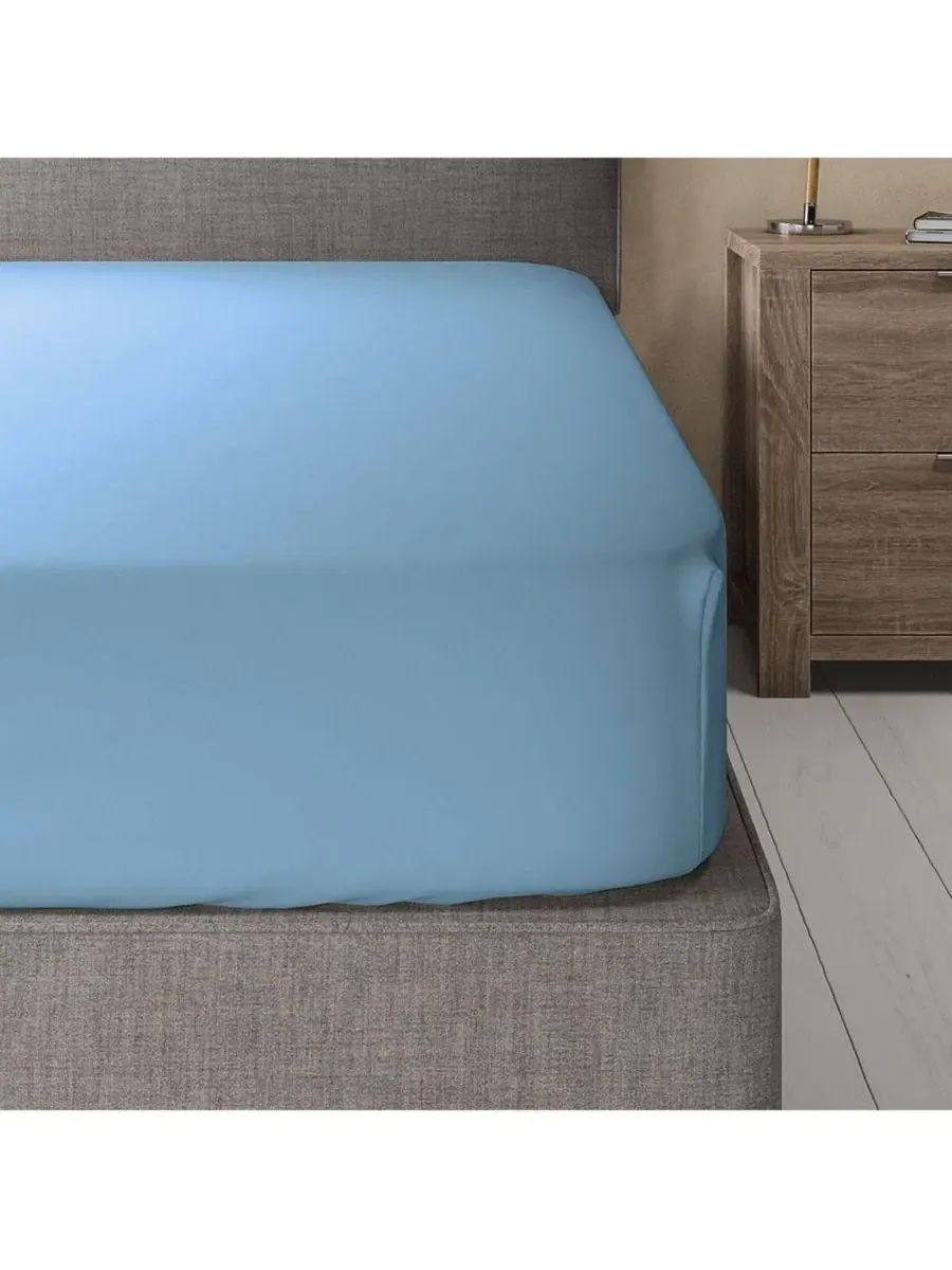 Простыня на резинке King, 60% бамбук, 40% хлопок Egyptian Linens