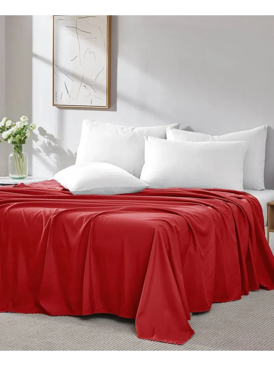 Комплект простыней из 2 шт., Twin XL, на матрас 168x259 см Southshore Fine Linens — изображение 3 из 5, коричневый