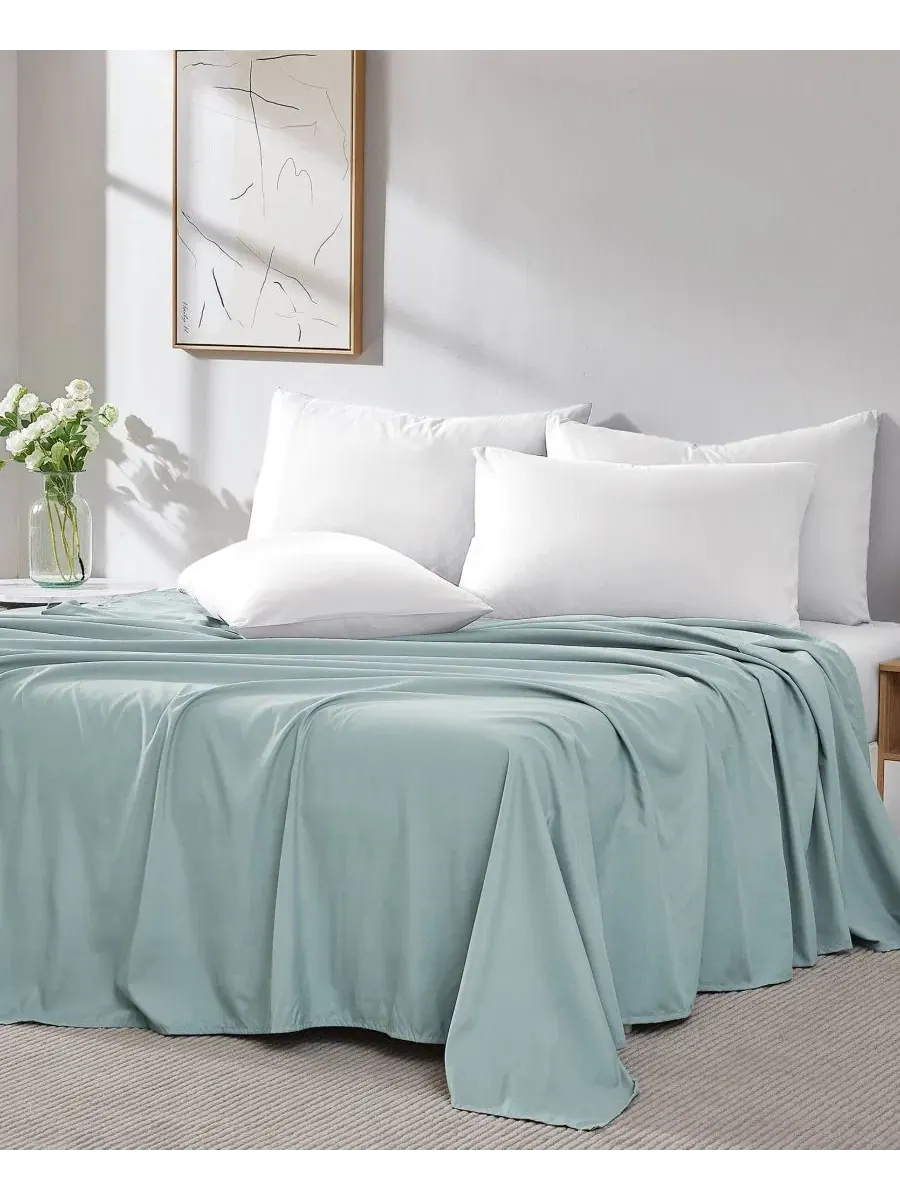 Комплект простыней 2 шт. Twin XL, Vilano Premium Ultra Soft Southshore Fine Linens — изображение 3 из 5, синий