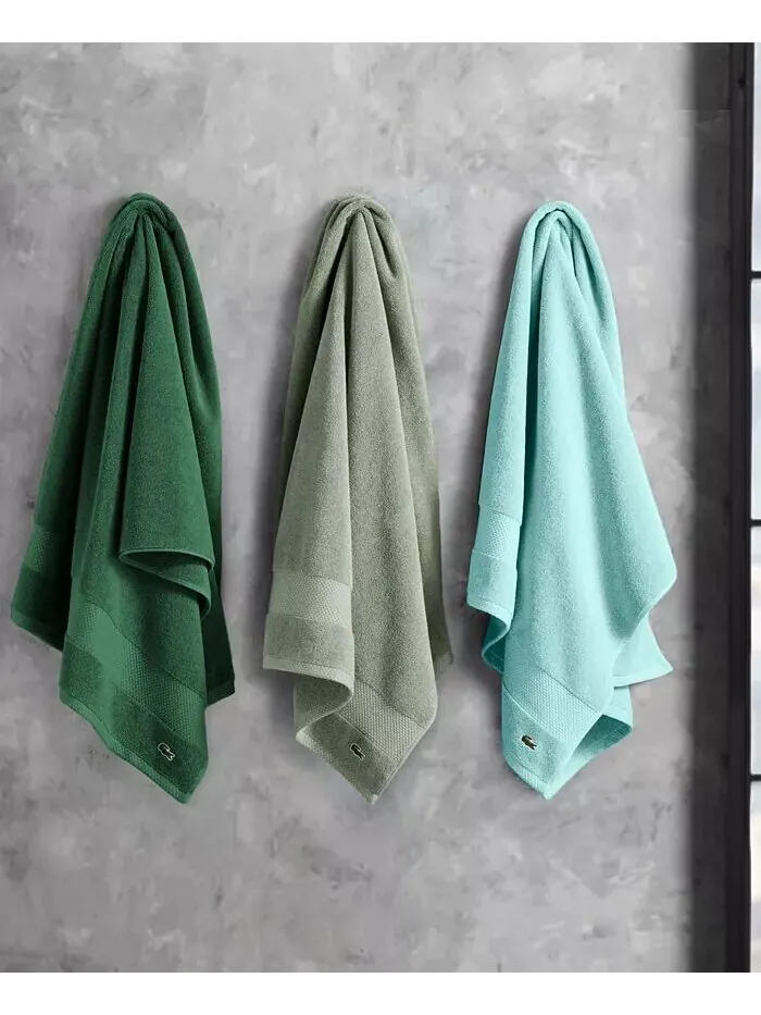 Набор полотенец Lacoste Home Lacoste Heritage Supima из хлопка 6 шт — изображение 11 из 12, синий