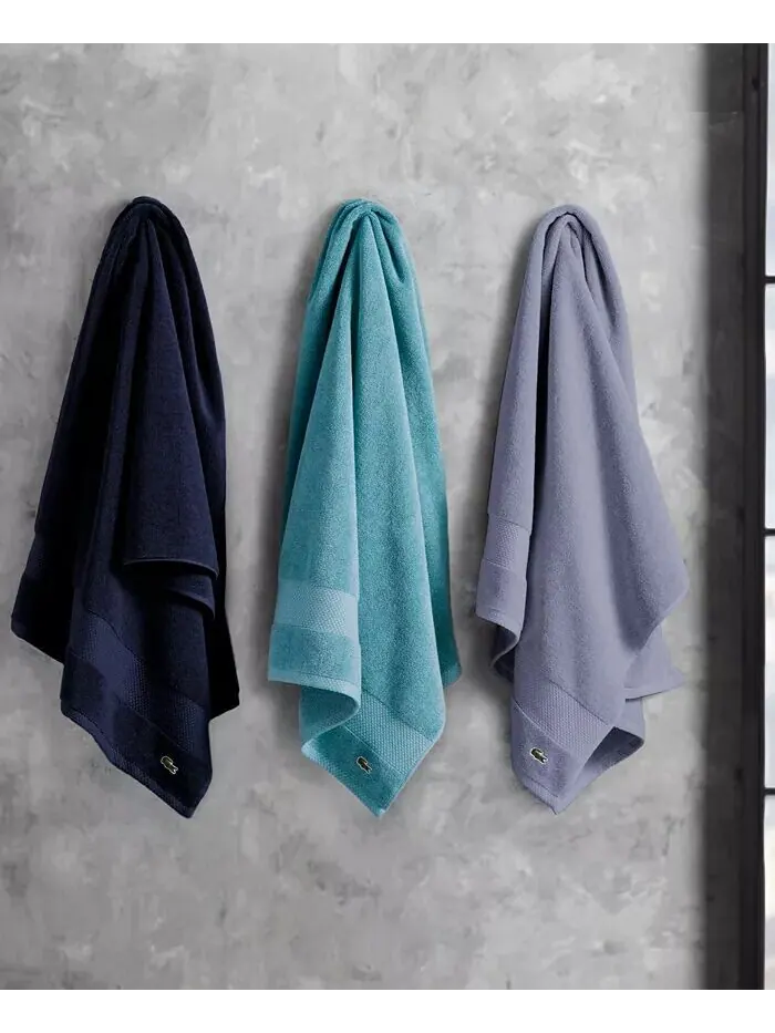 Набор полотенец Lacoste Home Lacoste Heritage Supima антимикробных хлопковых, 6 шт — изображение 11 из 13, маджента