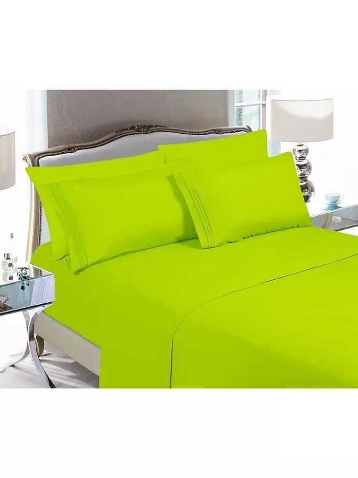 Роскошные наборы мягких однотонных простыней Elegant Comfort