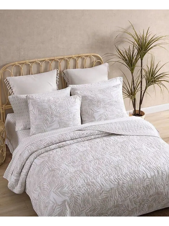 Комплект одеял Tommy Bahama Palm Day Tommy Bahama Home — изображение 5 из 9, бежевый