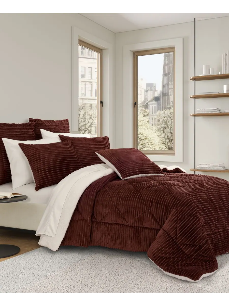 Комплект постельного белья Everett Plush из 3 предметов, размер Full/Queen J Queen New York