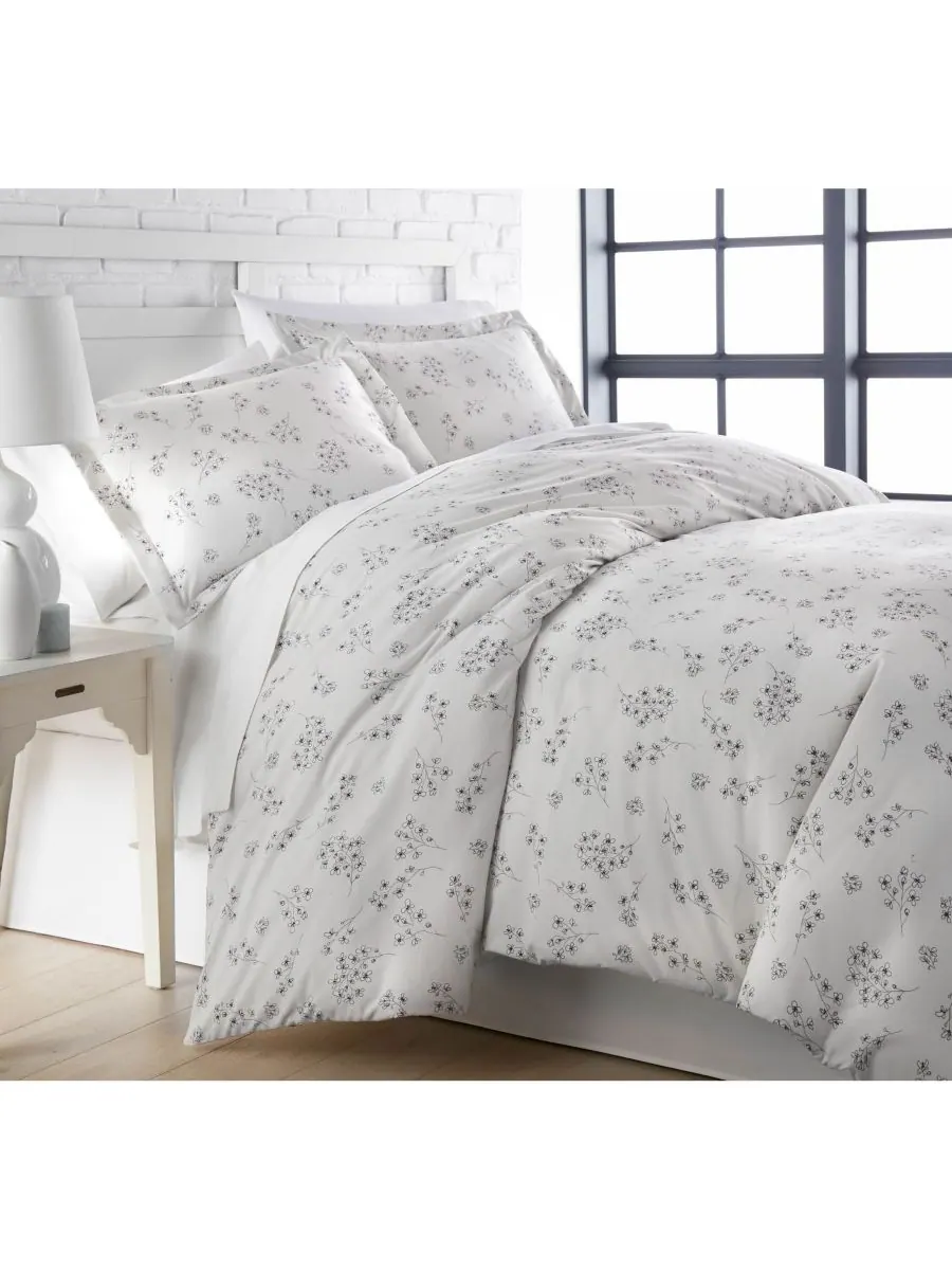 Комплект постельного белья Sweet Florals из 3 предметов, ультрамягкий, размер Full/Queen Southshore — изображение 1 из 1