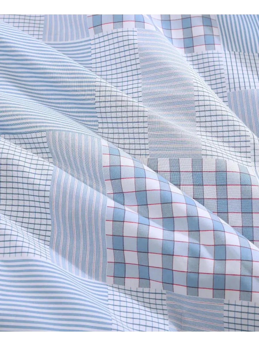 Комплект постельного белья Hamptons Patchwork Cotton из 3 предметов, размер Full/Queen Tommy — изображение 8 из 9