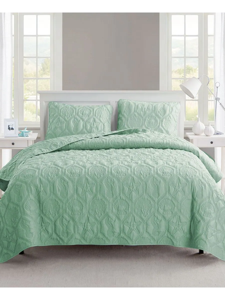 Комплект постельного белья Shore Embossed из 3 предметов, размер King VCNY Home