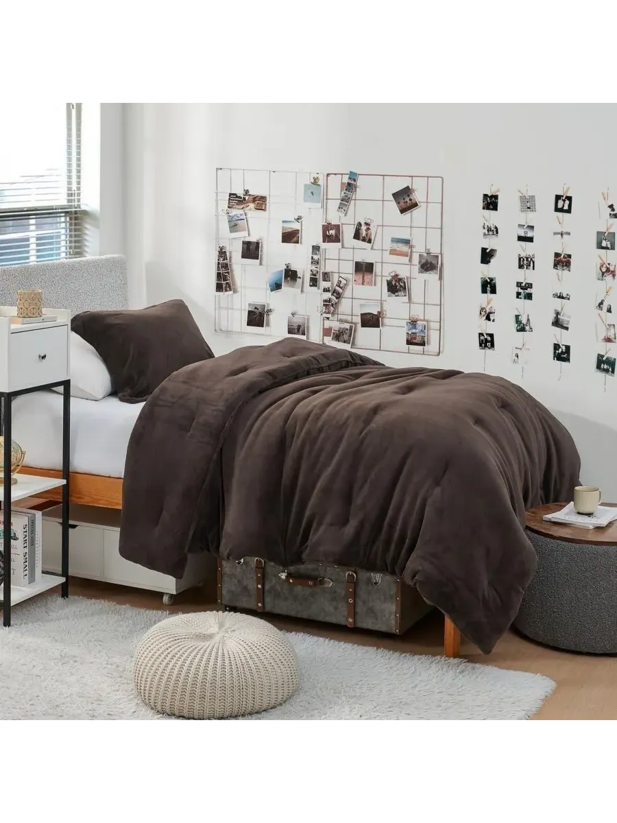 Комплект постельного белья Warmer than Warm Coma Inducer, Hot Fudge, размер Twin XL — изображение 1 из 4, шоколадный