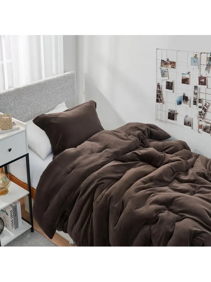 Комплект постельного белья Warmer than Warm Coma Inducer, Hot Fudge, размер Twin XL — изображение 3 из 4, шоколадный