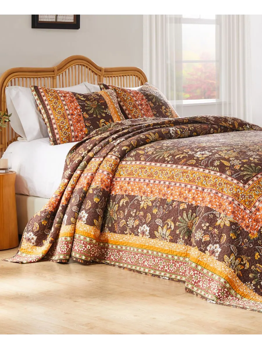 Классический комплект постельного белья audrey из 3 предметов, размер queen. Greenland Home Fashions — изображение 4 из 5