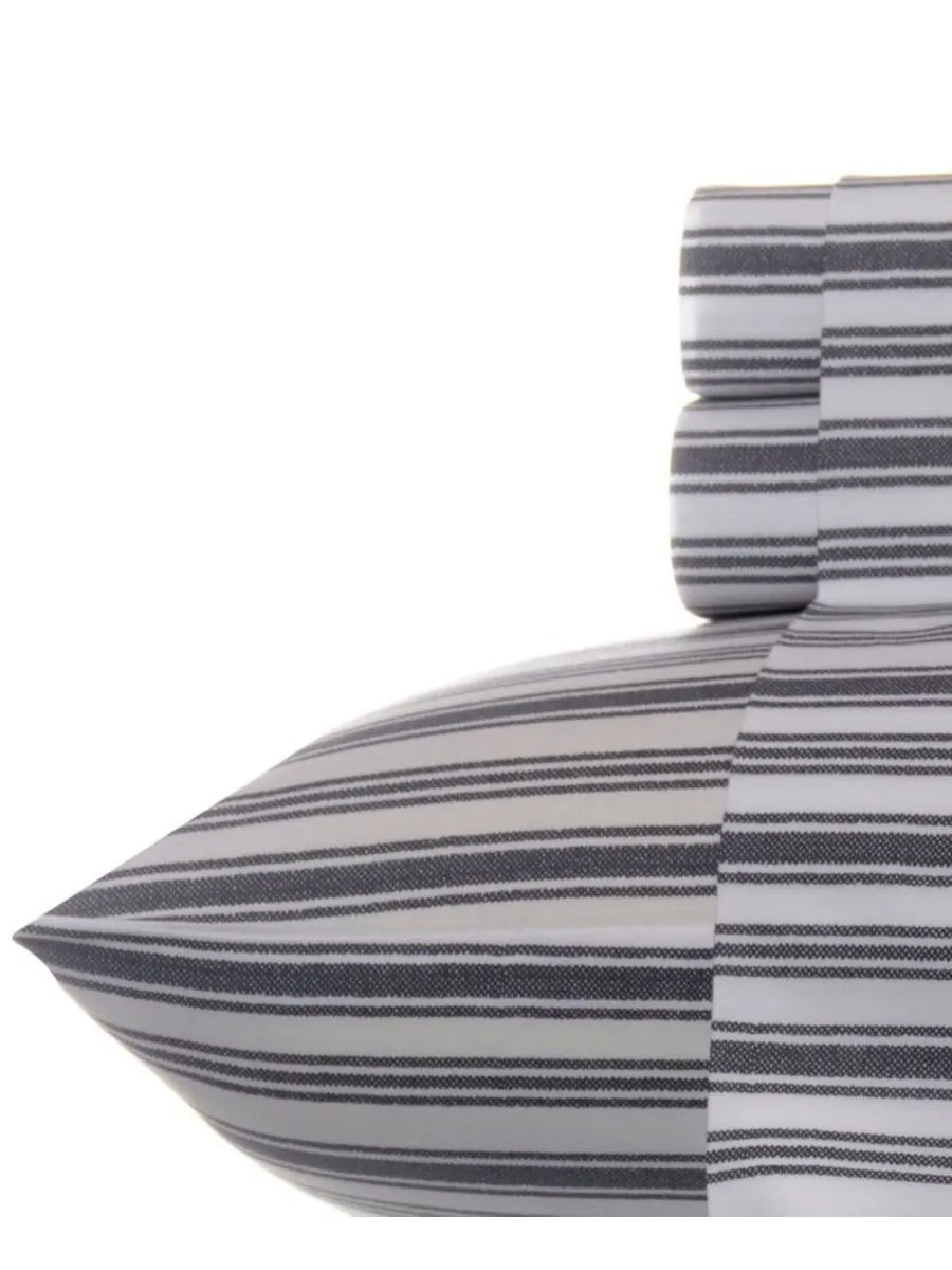 Комплект постельного белья coleridge stripe из хлопкового перкаля, 4 предмета, размер king. Nautica — изображение 2 из 6