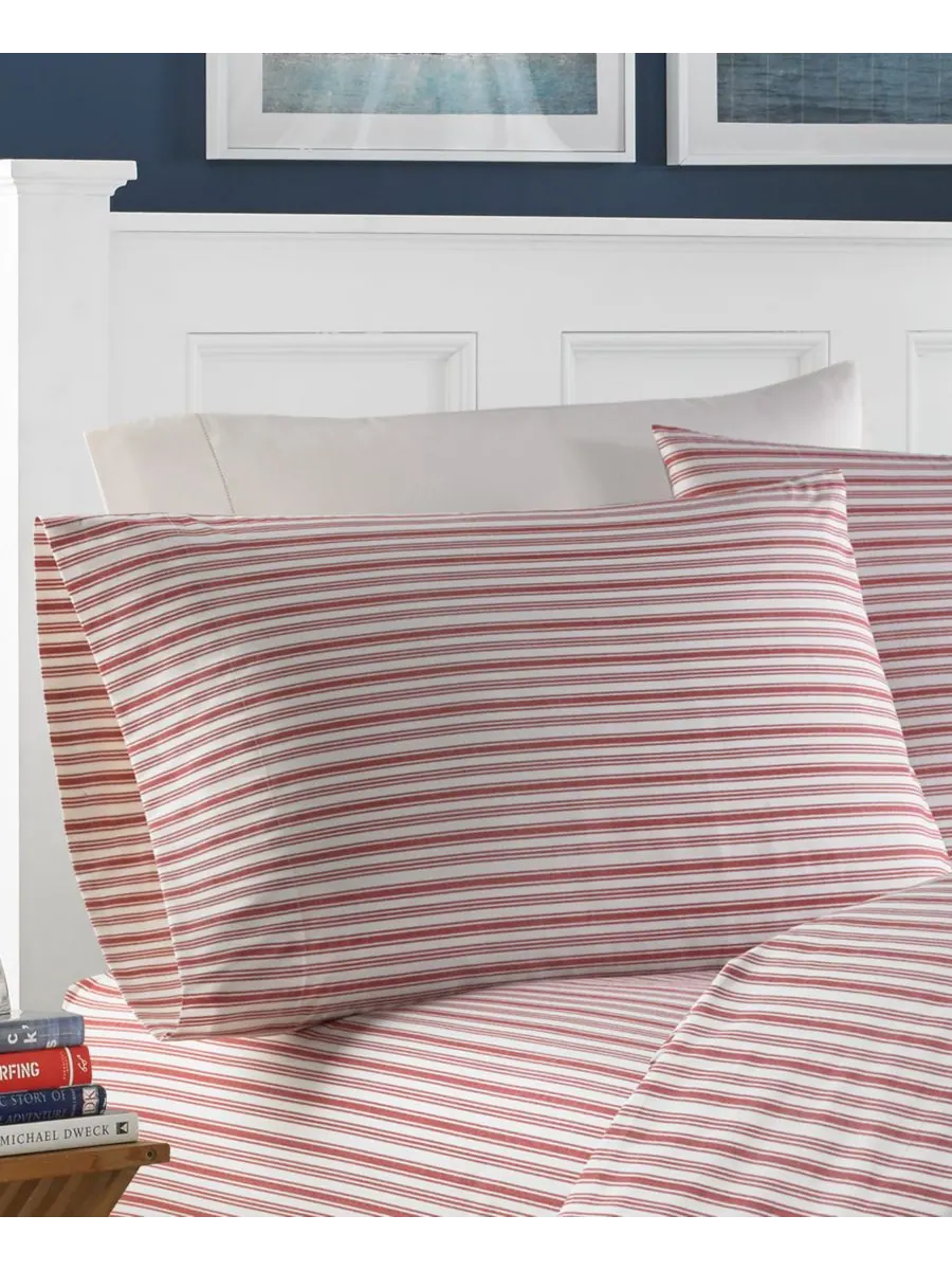 Комплект постельного белья coleridge stripe из хлопкового перкаля, 4 предмета, размер king. Nautica — изображение 2 из 3