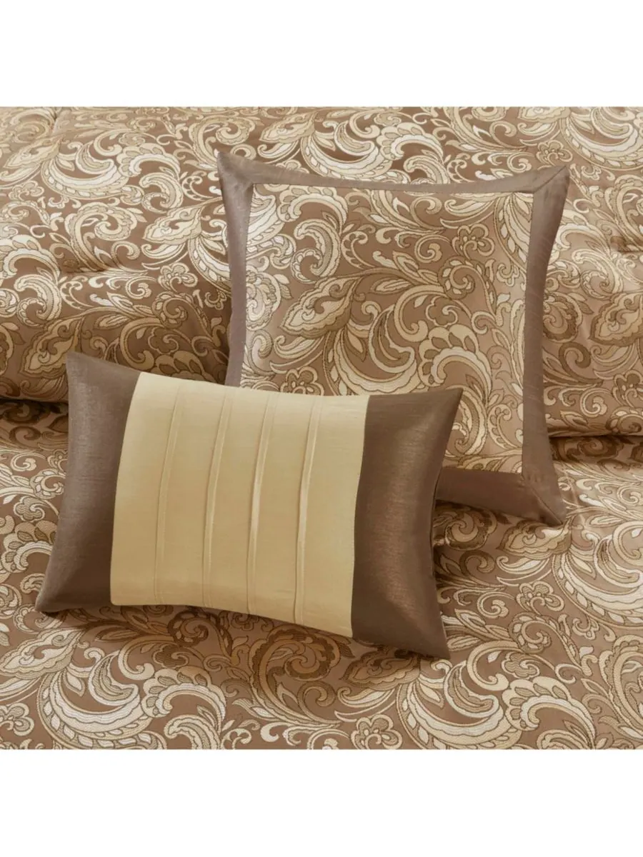 Комплект мебели brystol, 24 предмета, размер king Madison Park Essentials — изображение 5 из 9, коричневый