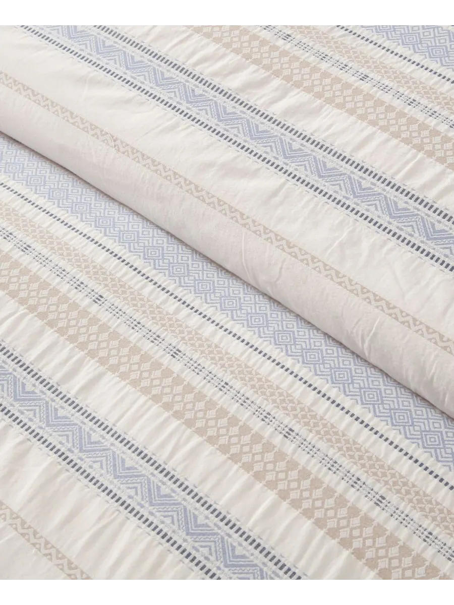 Комплект постельного белья Pickford Jacquard из 3 предметов, размер Full/Queen Levtex — изображение 4 из 4, шамбре