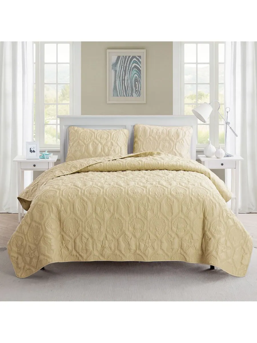 Комплект постельного белья Shore Embossed из 3 предметов, размер Queen VCNY Home