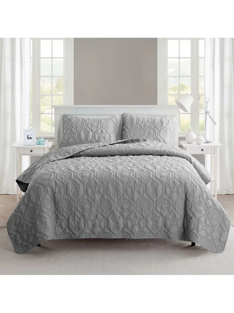 Комплект постельного белья Shore Embossed из 3 предметов, размер Queen VCNY Home