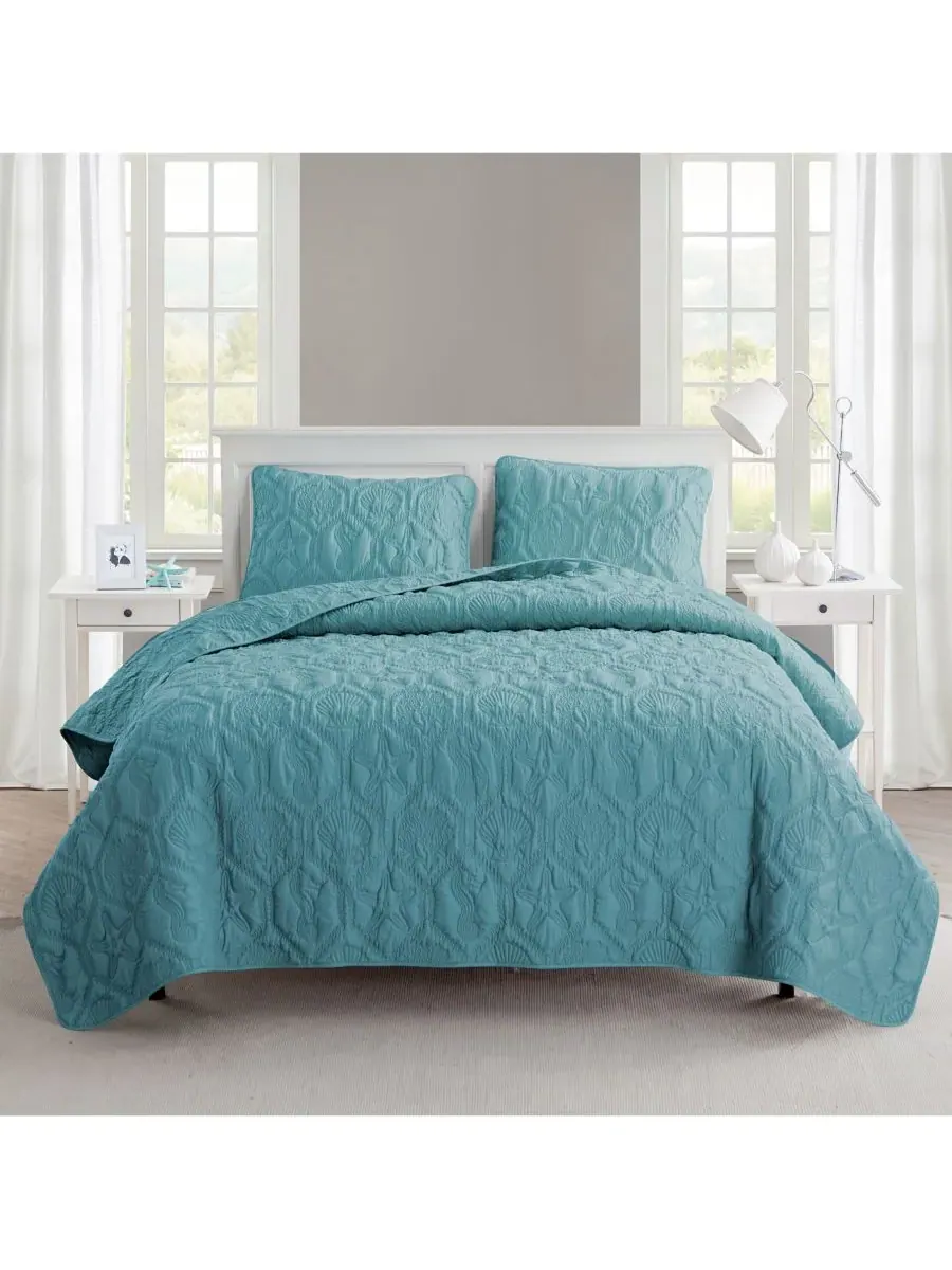 Комплект постельного белья Shore Embossed из 3 предметов, размер Queen Vcny Home