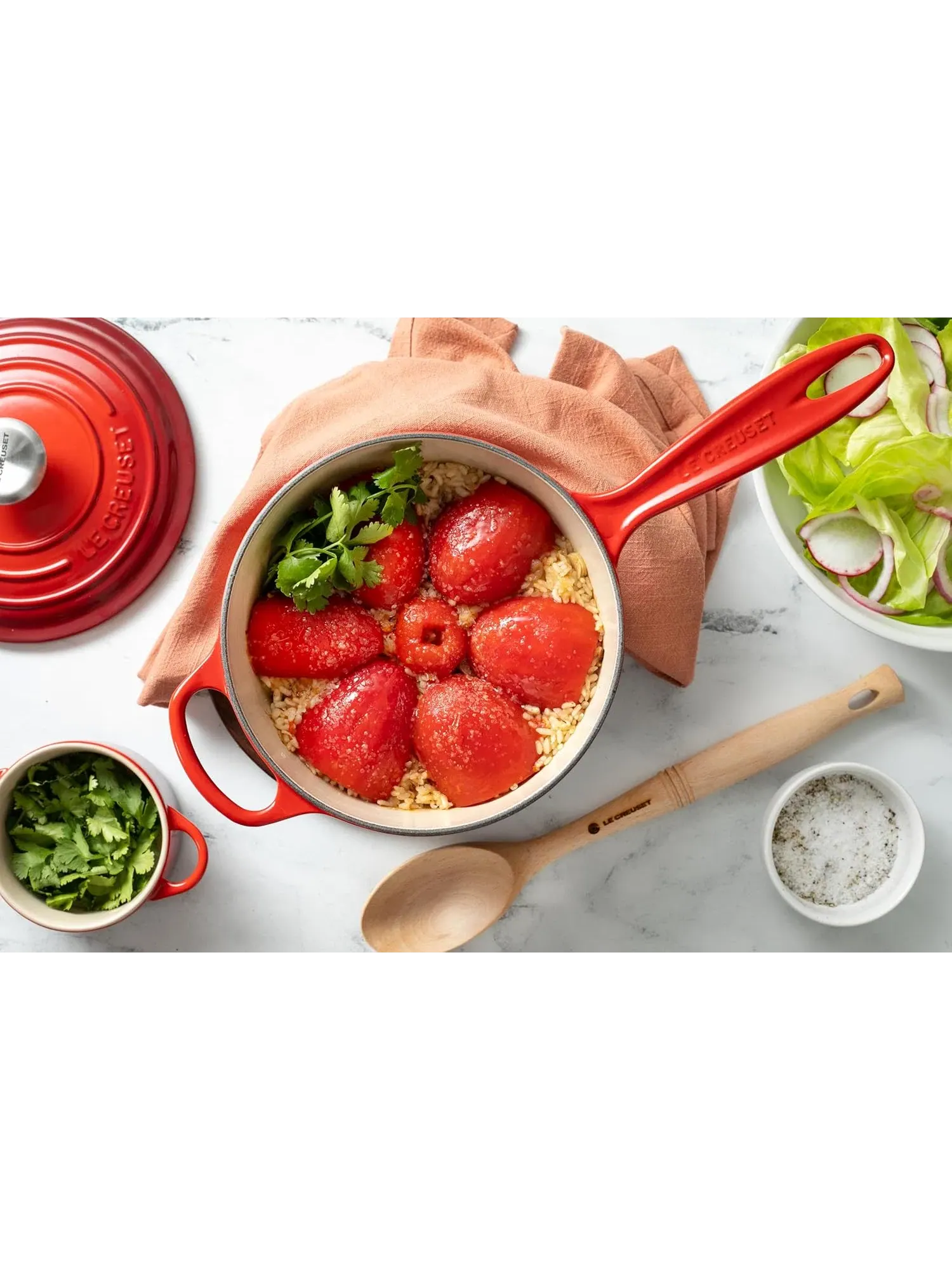 Ковш чугунный Le Creuset Signature, 1,5 л, 16 см — изображение 8 из 8, розовый