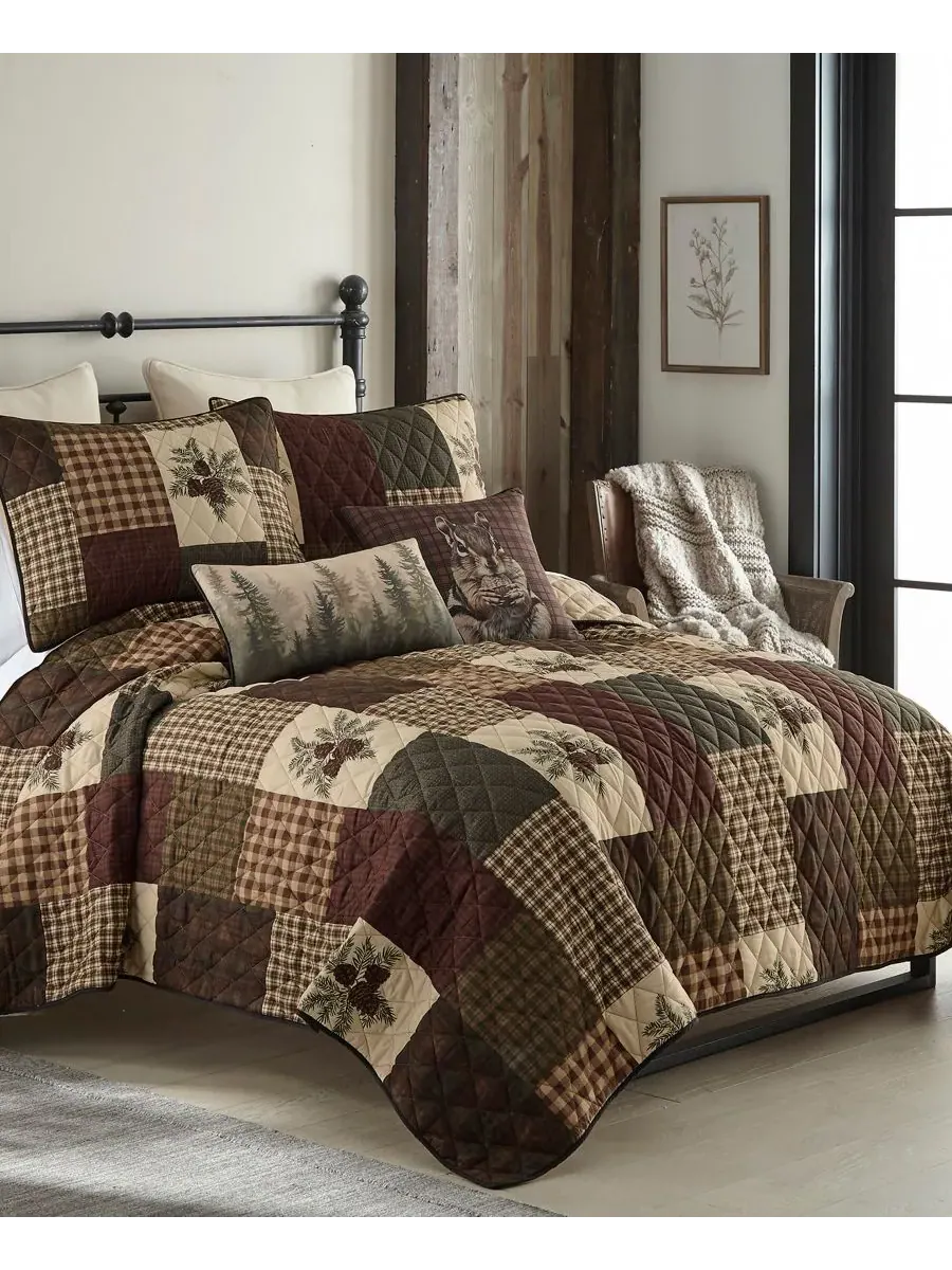 Комплект постельного белья из двух предметов от Donna Sharp Pine Panels, размер Twin Your Lifestyle — изображение 3 из 5