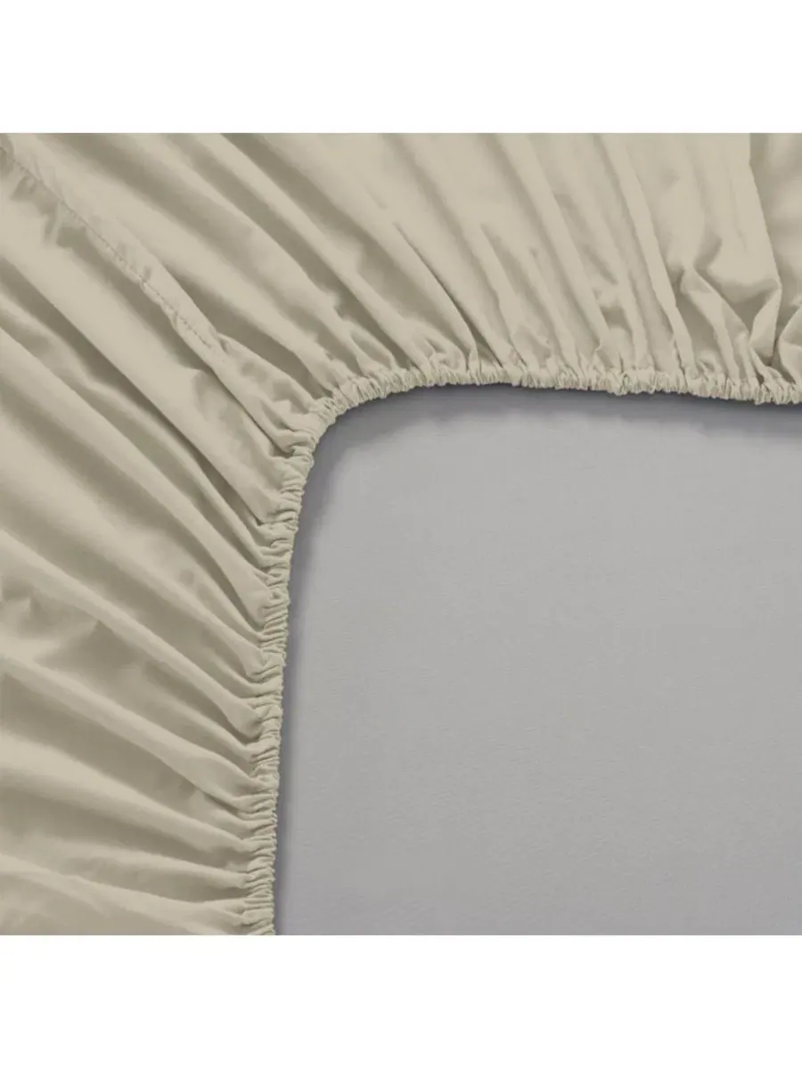 Комплект постельного белья из хлопкового перкаля Cool and Crisp Percale Egyptian Linens — изображение 3 из 3, льняной