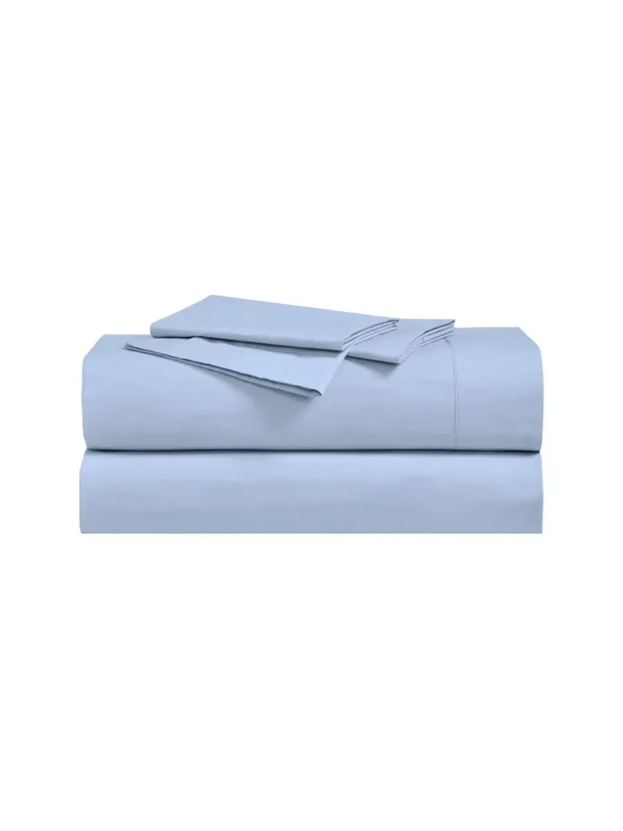 Комплект постельного белья перкаль 100% хлопок, 200 нитей, Cool and Crisp Percale Cotton Sheet Set — изображение 2 из 3