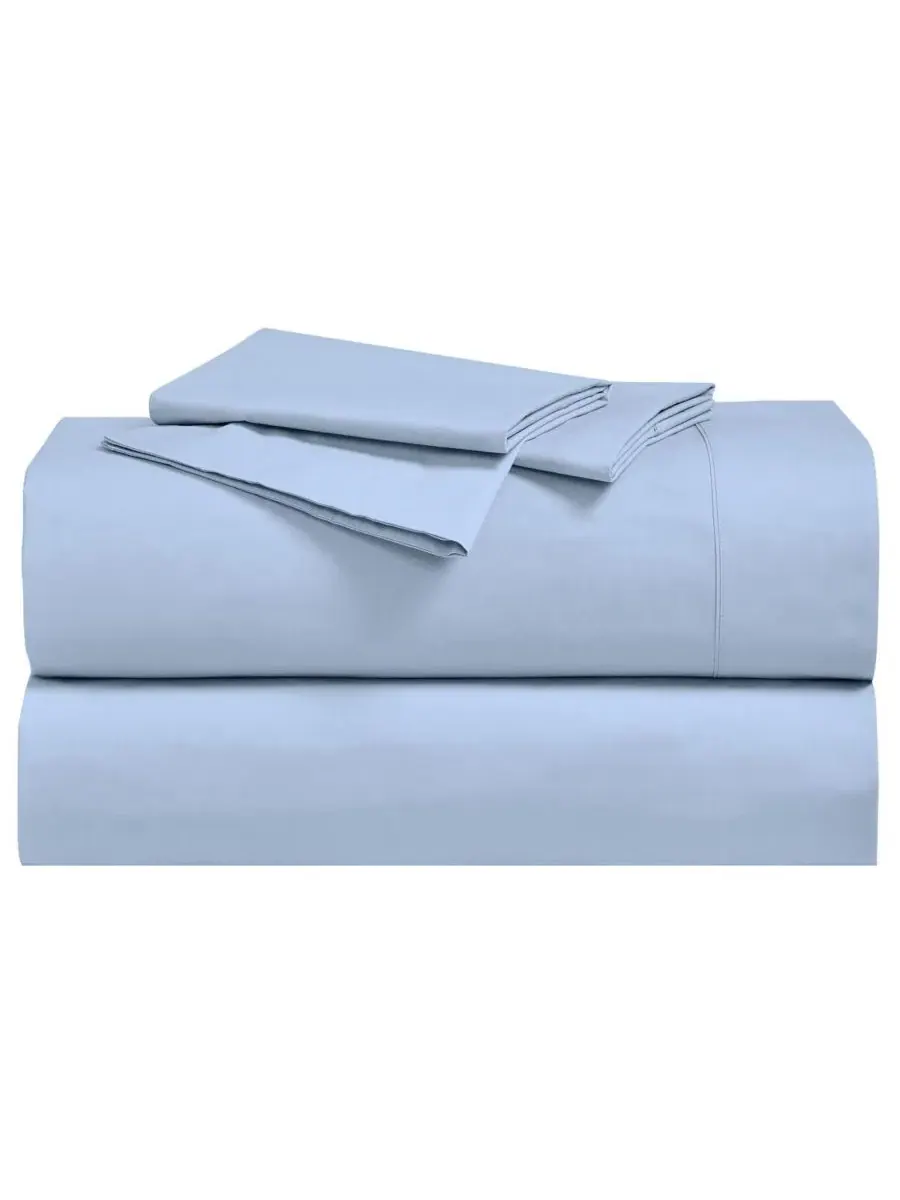 Комплект постельного белья перкаль 100% хлопок, 200 нитей, Cool and Crisp Percale Cotton Sheet Set — изображение 3 из 3