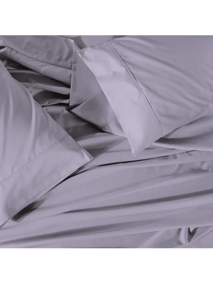 Комплект постельного белья из перкаля, 4 предмета, Cool and Crisp Percale Cotton Sheet Set Egyptian — изображение 1 из 2