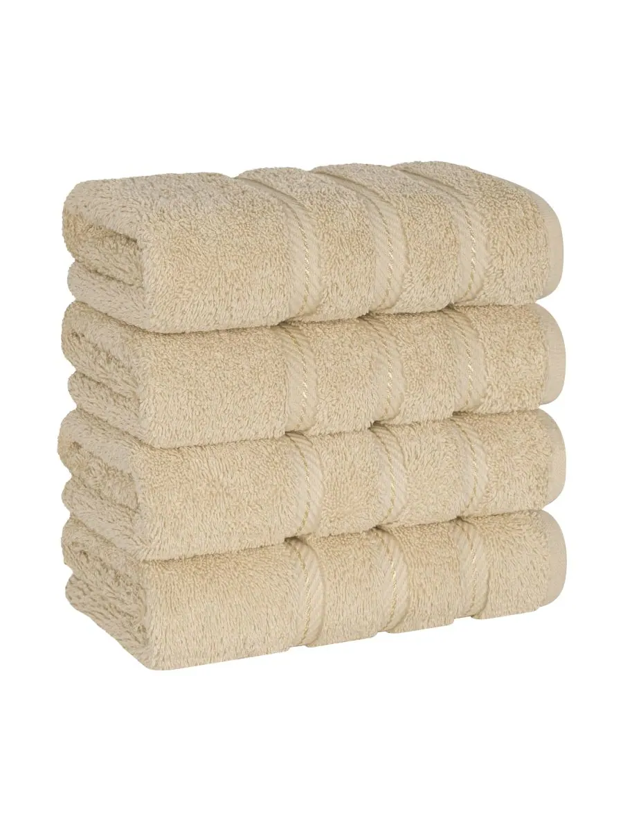 Набор из 4 полотенец для рук Edison Luxury из 100% турецкого хлопка American Soft Linen