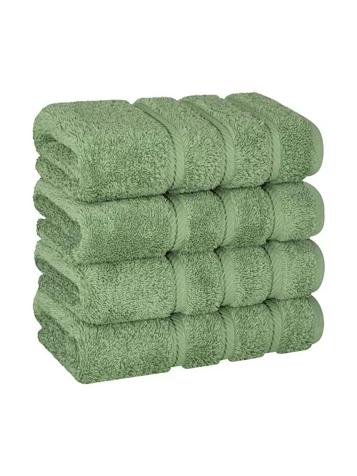 Набор полотенец для рук American Soft Linen Edison из 100% турецкого хлопка, 4 шт