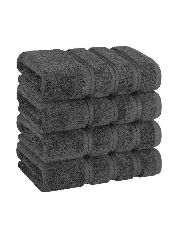 Набор полотенец для рук American Soft Linen Edison из 100% турецкого хлопка, 4 шт