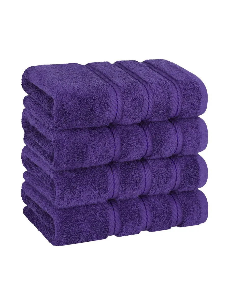 Набор из 4 полотенец для рук Edison Luxury из 100% турецкого хлопка American Soft Linen