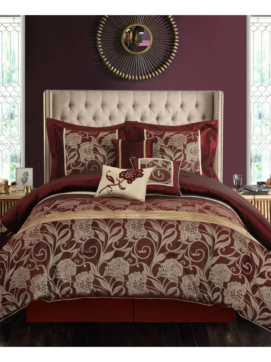 Комплект постельного белья Mollybee Floral из 7 предметов, размер King Stratford Park