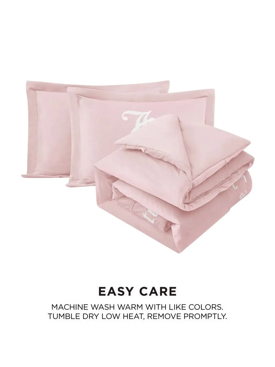 Двусторонний бархатный комплект постельного белья, размер King Juicy Couture — изображение 4 из 7, бежевый