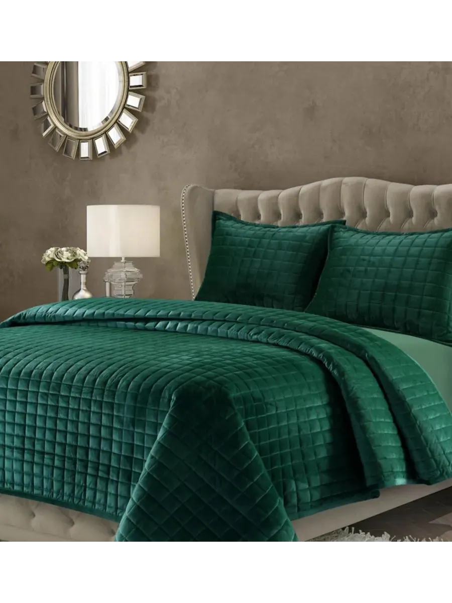 Комплект постельного белья Florence Velvet Solid Oversized, размер King Tribeca Living