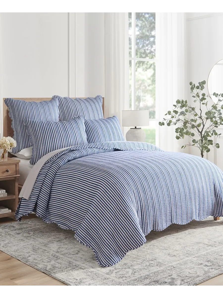 Двусторонний комплект постельного белья Martha Stripe, 2 предмета, размер Twin/Twin XL Levtex — изображение 1 из 6