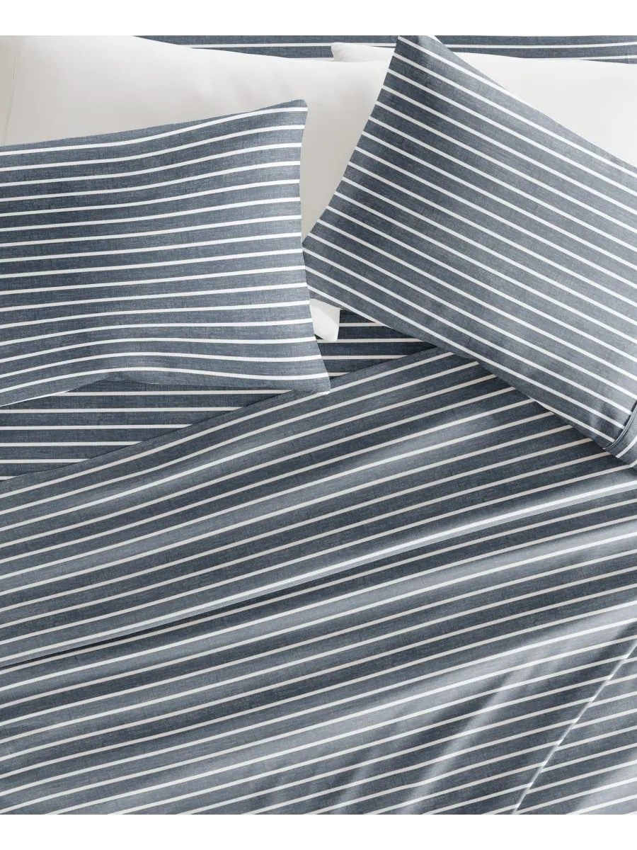 Комплект постельного белья Soft Lines из 4 предметов, размер Full ienjoy Home — изображение 2 из 4, серый