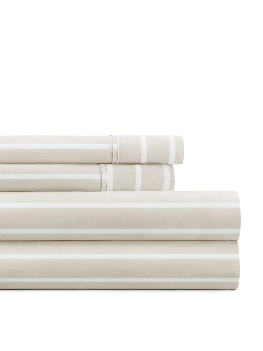 Комплект постельного белья Soft Lines из 4 предметов, размер Full ienjoy Home — изображение 3 из 4, прозрачный
