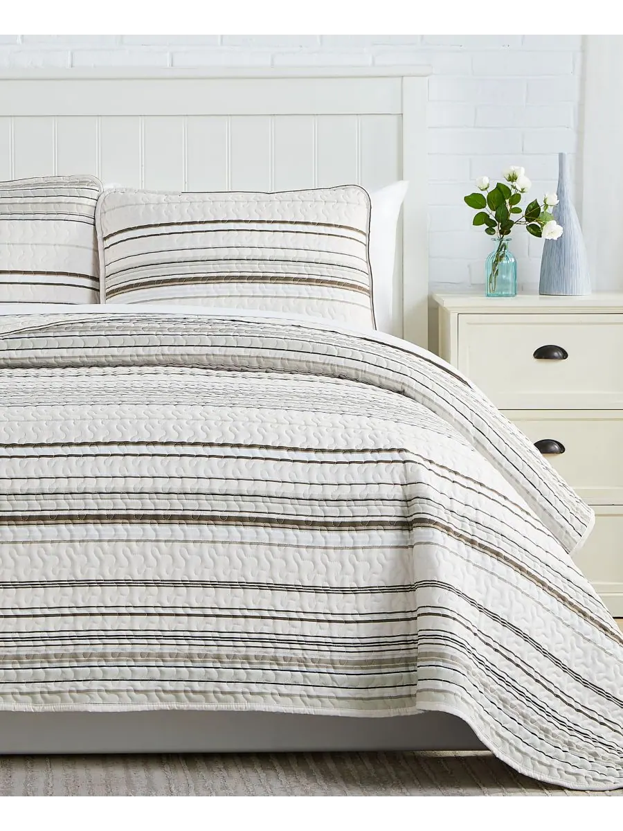 Комплект постельного белья Southshore Stripe из 3 предметов, размер King/California King Southshore — изображение 1 из 3