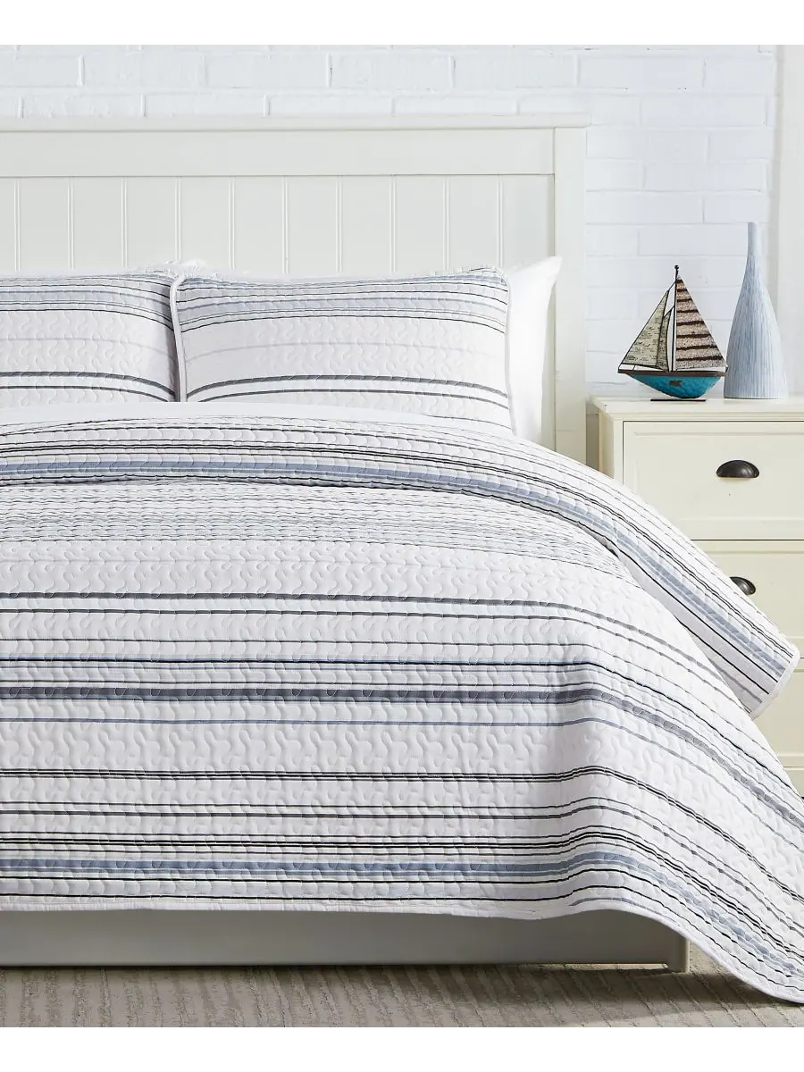 Комплект постельного белья Southshore Stripe из 3 предметов, размер King/California King Southshore — изображение 1 из 4
