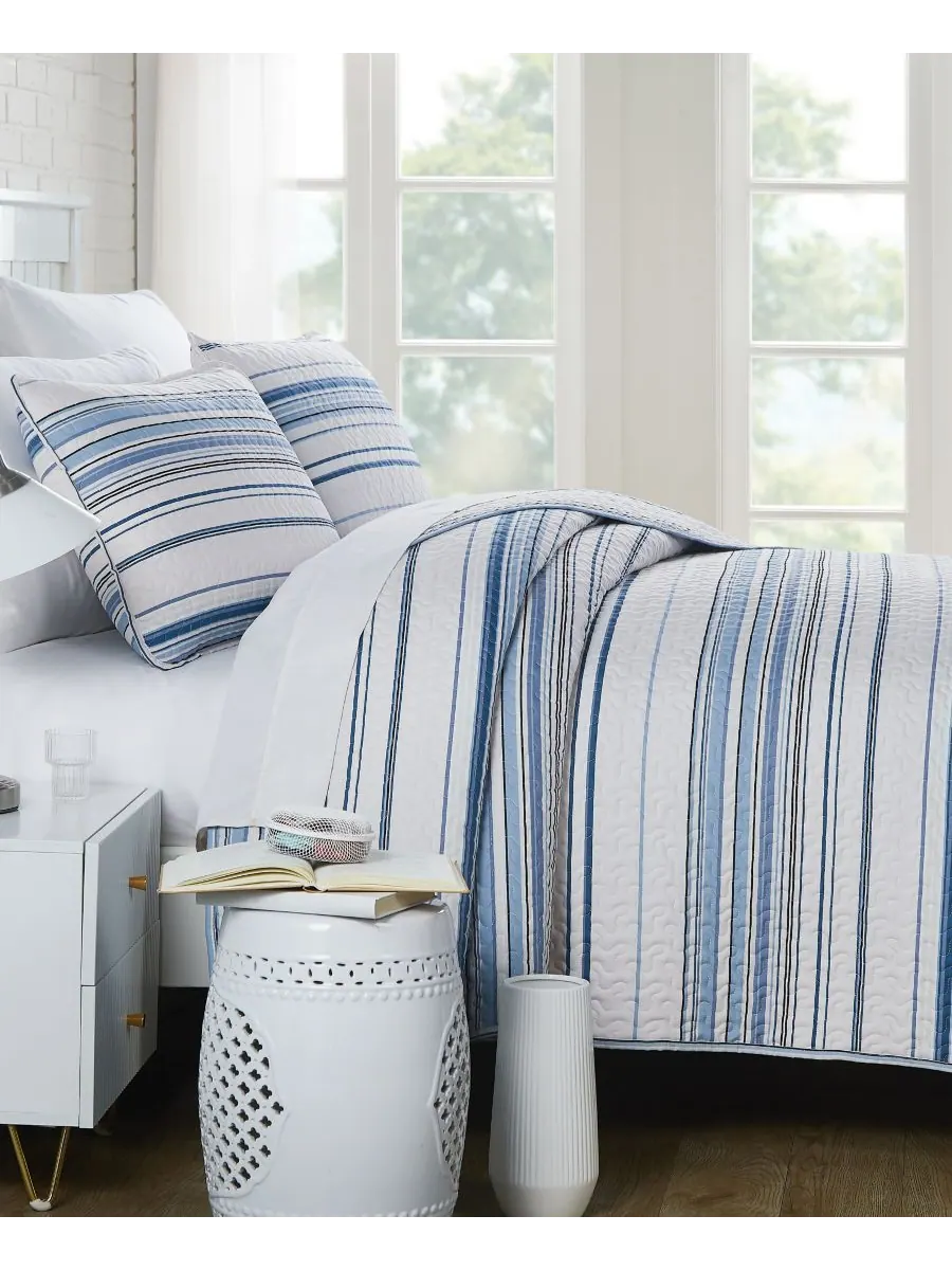 Комплект постельного белья Southshore Stripe из 3 предметов, размер King/California King Southshore — изображение 2 из 4